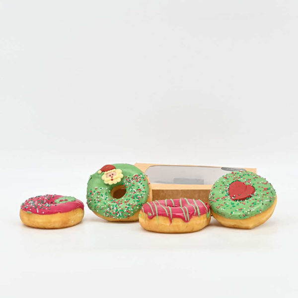 Afbeelding van Kerstdonuts 4 stuks